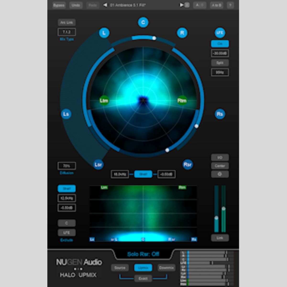 NUGEN Audio NUGEN Halo Upmix 3D extension Plug-in