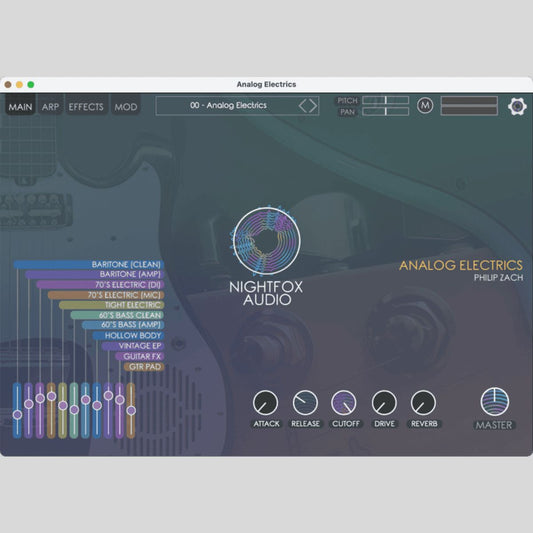 Nightfox Audio Analog Electrics Virtual Instrument