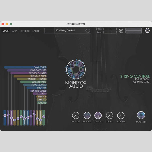 Nightfox Audio String Central Virtual Instrument