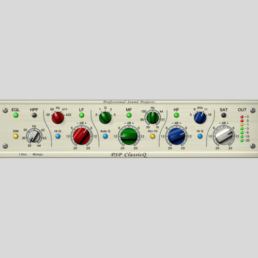 PSP Audioware ClassicQ Audio Plug-in Plug-in