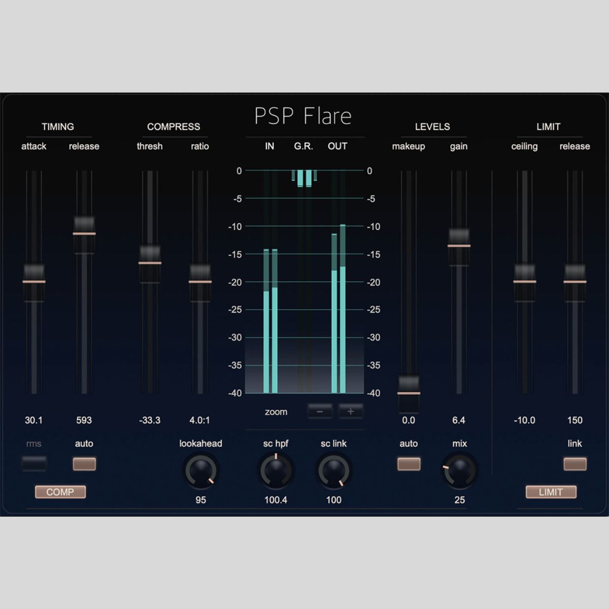 PSP Audioware Flare Audio Plug-in Plug-in