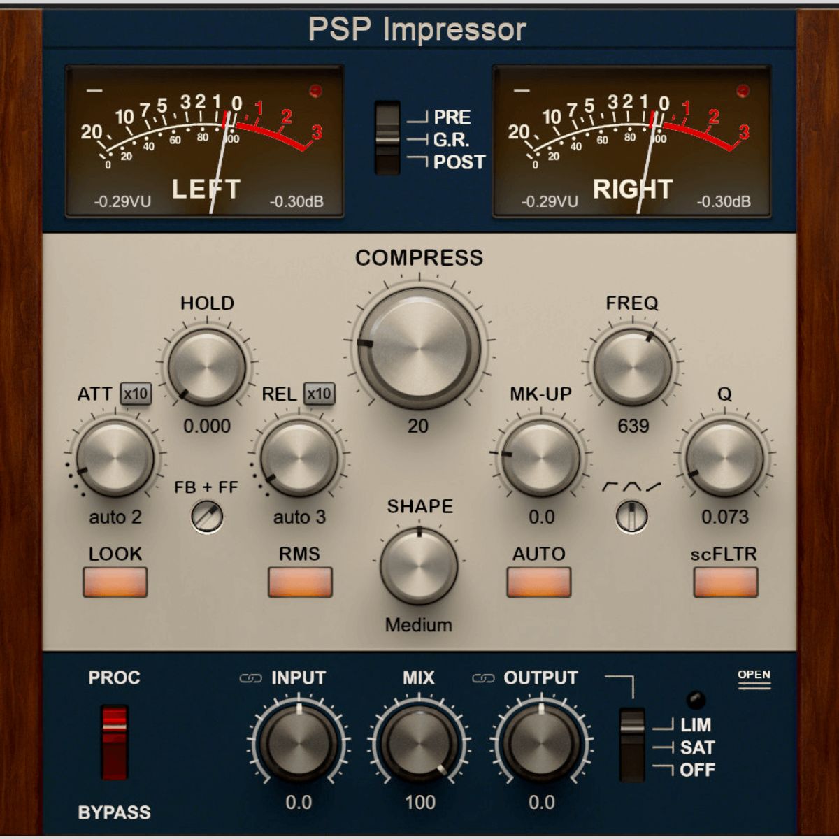 PSP Audioware Impressor Audio Plug-in Plug-in