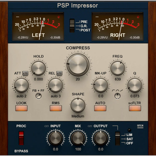 PSP Audioware Impressor Audio Plug-in Plug-in