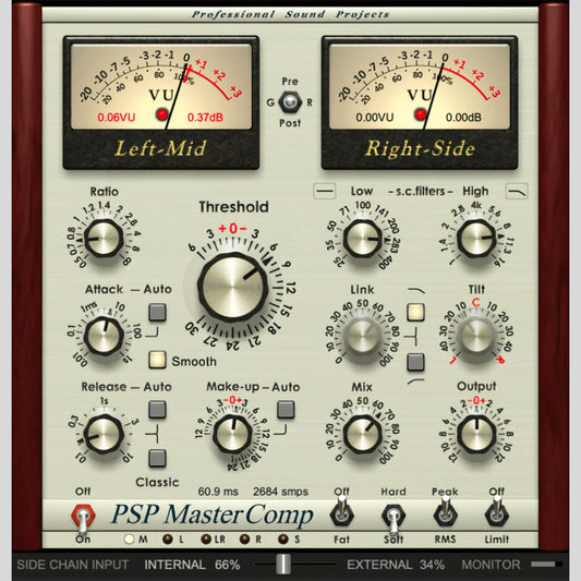 PSP Audioware MasterComp Audio Plug-in Plug-in