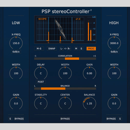 PSP Audioware StereoController2 Audio Plug-in Plug-in