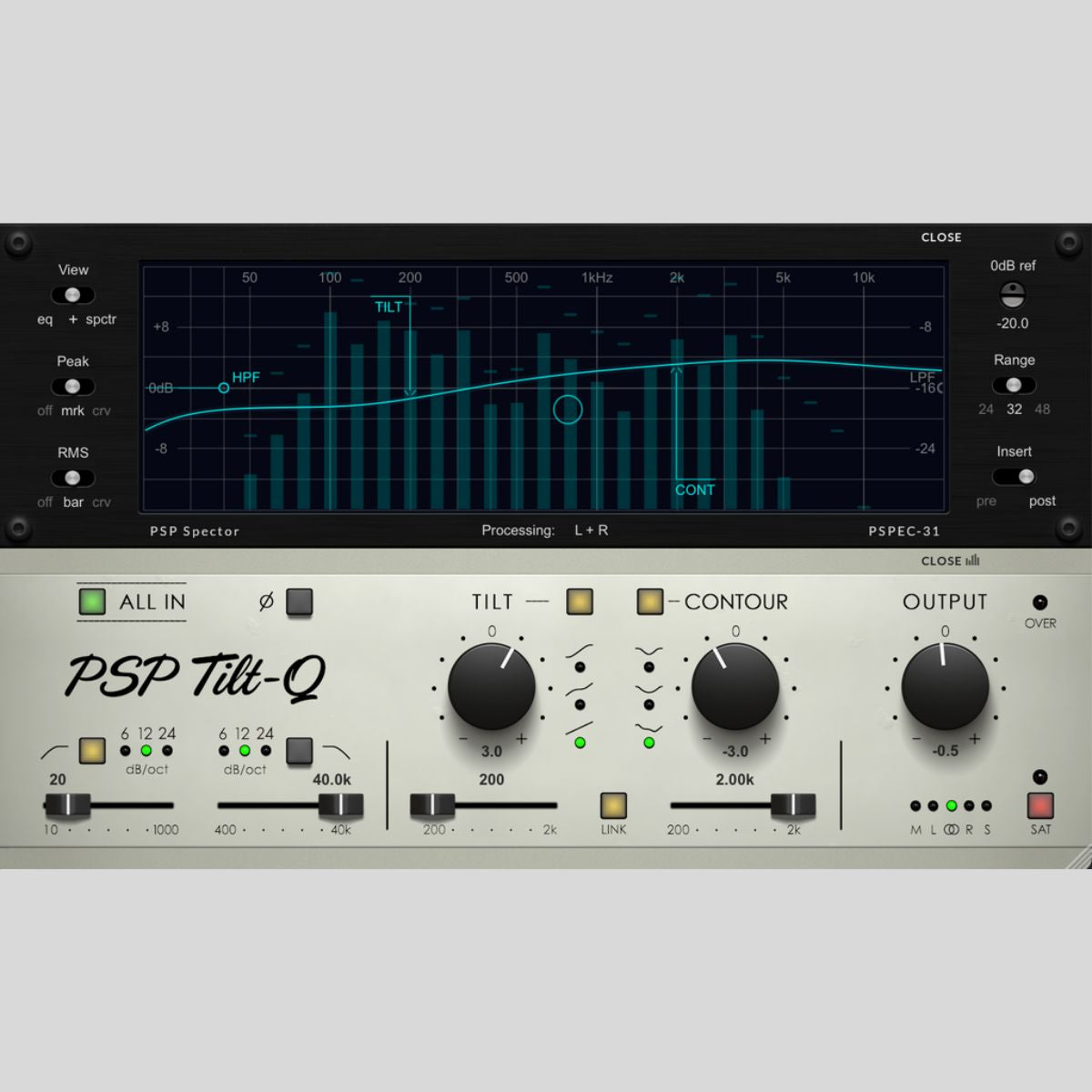 PSP Audioware Tilt-Q Audio Plug-in Plug-in
