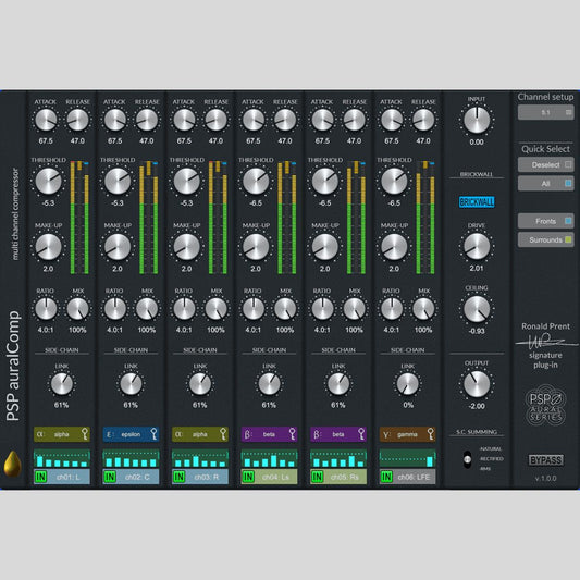 PSP Audioware auralComp Audio Plug-in Plug-in