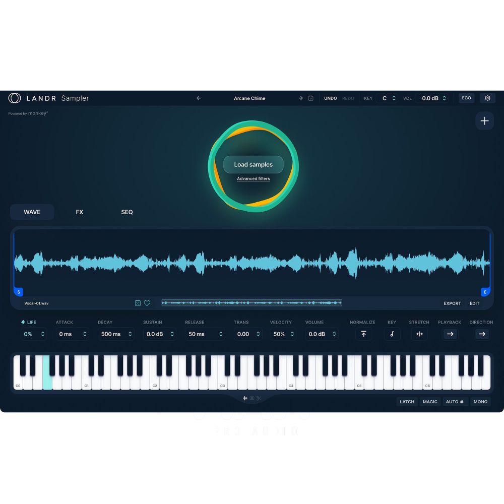 LANDR Sampler Plug-in