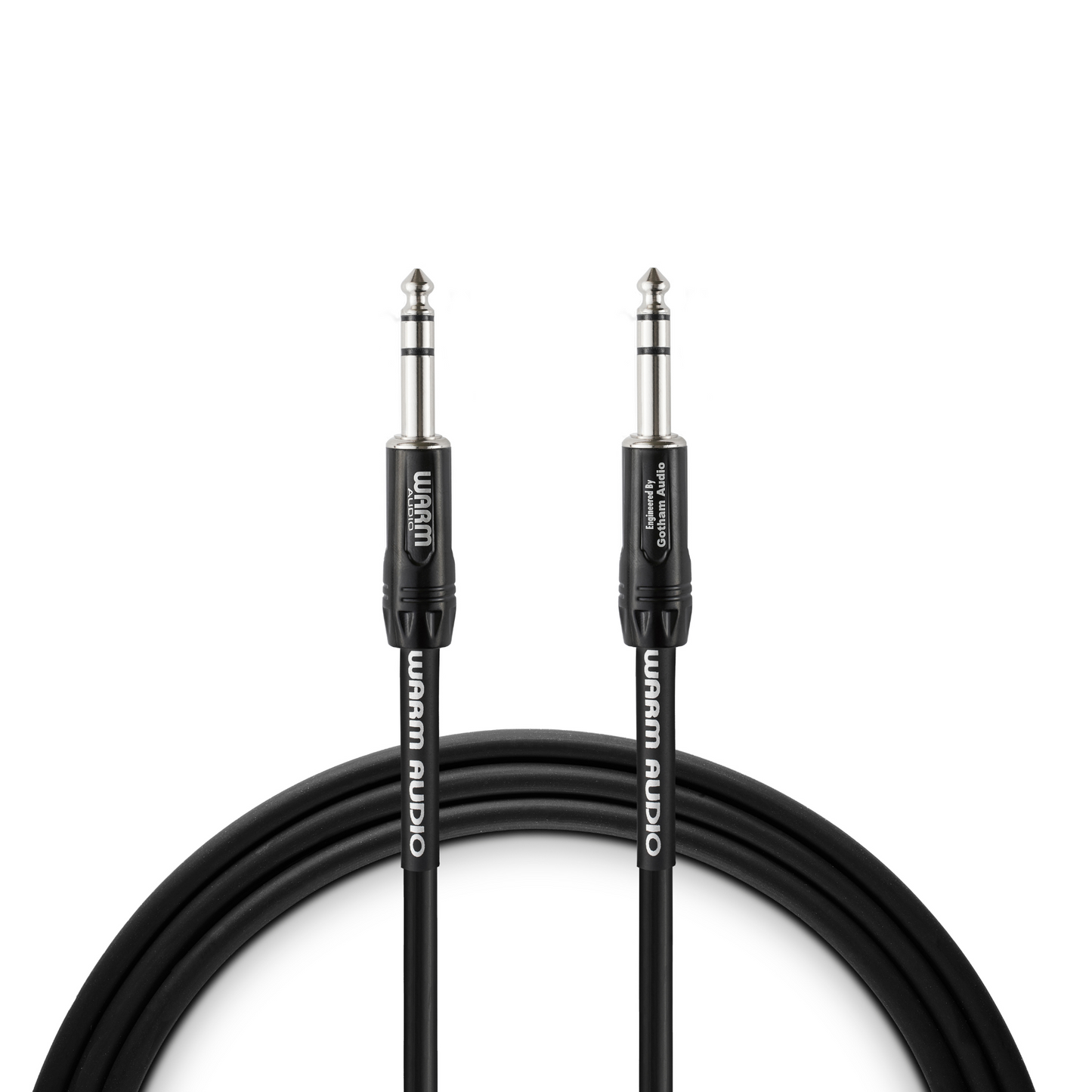 Warm Audio Pro-TRS-10' Pro Silver TRS to TRS Cable - 10-foot