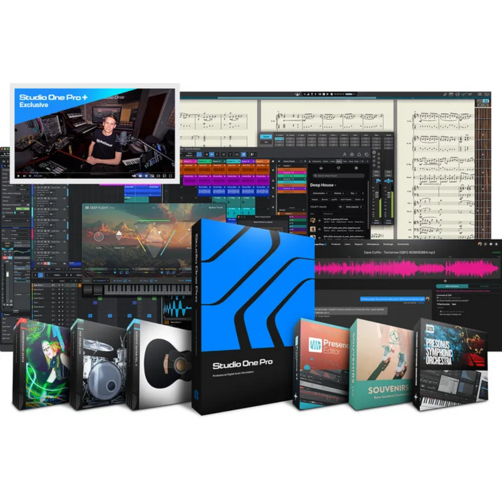 PreSonus Studio One Pro+ 12 Month Subscription – Wavy Pro Audio