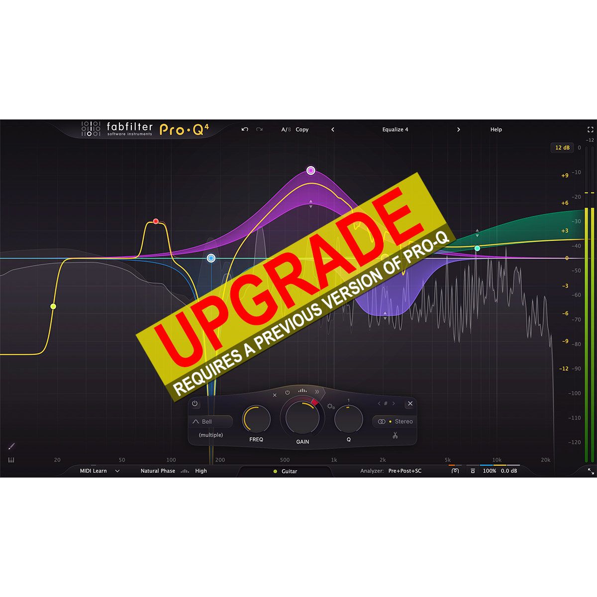 FabFilter Pro-Q 4 EQ and Filter Plug-in - Upgrade from Pro Q1, Pro Q2 or Pro Q3