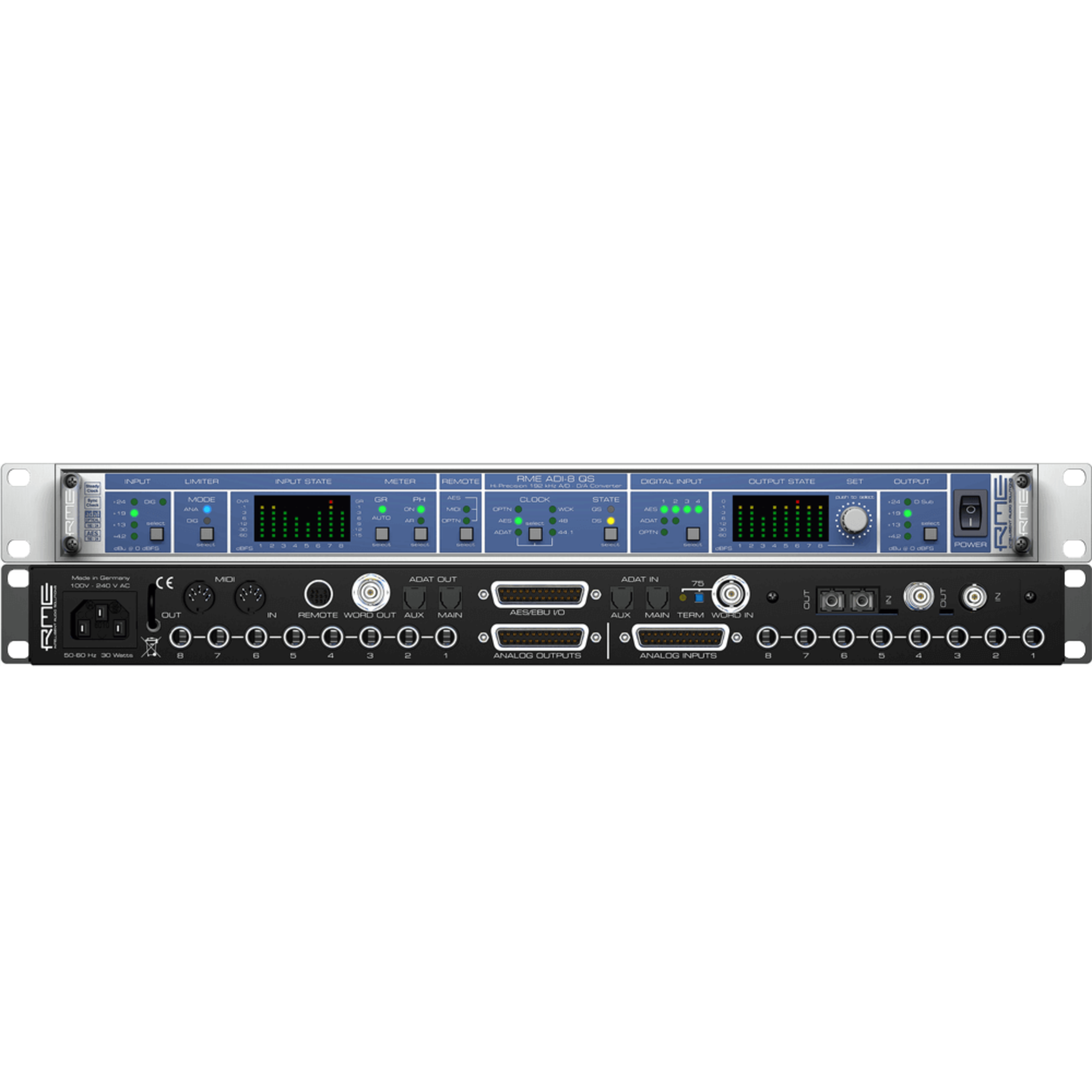 RME ADI-8 QS 8-channel AD/DA Converter – Wavy Pro Audio