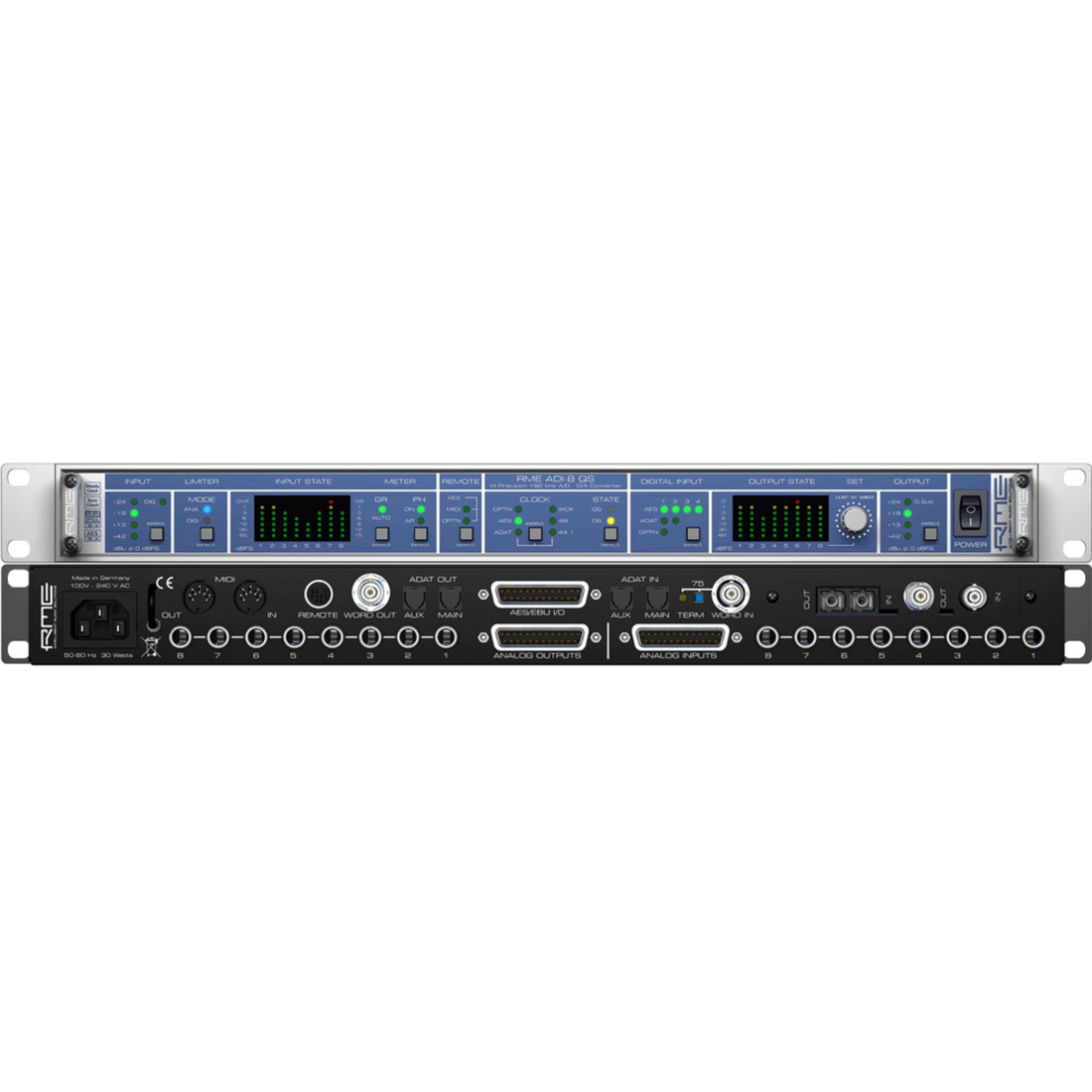 RME ADI-8 QS 8-channel AD/DA Converter – Wavy Pro Audio