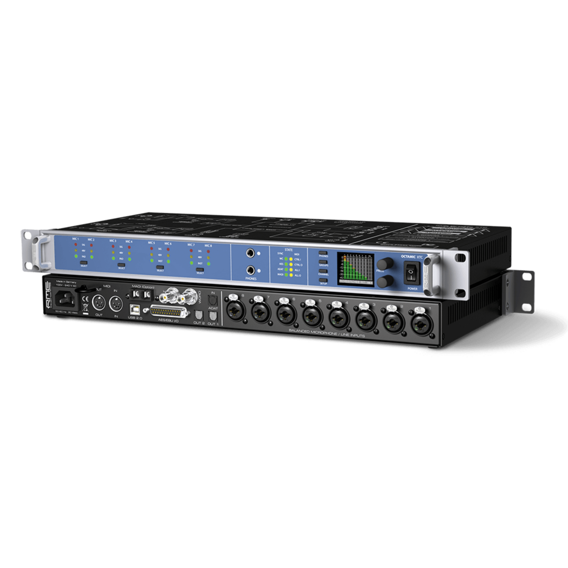 RME OctaMic XTC 8-channel Microphone Preamp & A/D Converter – Wavy RME OctaMic XTC 8-channel Microphone Preamp & A/D Converter – Wavy