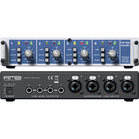 RME Quadmic II 4-channel Microphone Preamp Wavy Pro Audio