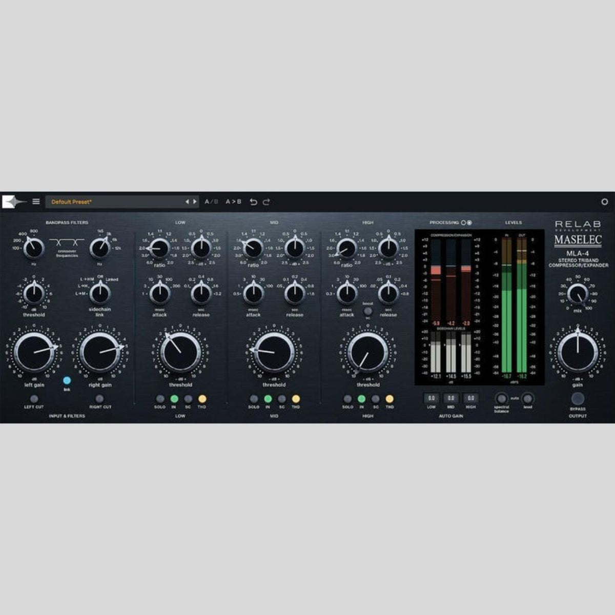 Hyper Processor Plug In Relab Maselec MLA-4 Mastering Processor Plug-in – Wavy Pro Audio