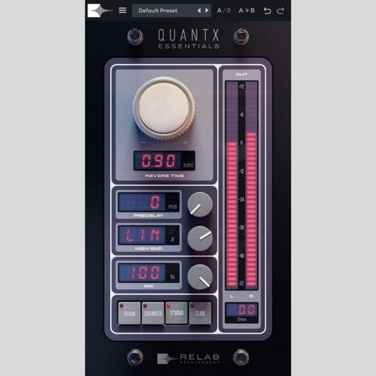 Relab QuantX Natural Room Reverb Plug-in