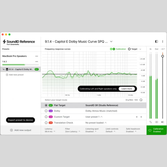 Sonarworks SoundID Reference for Multichannel Studio Calibration Software