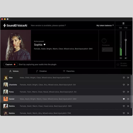 Sonarworks SoundID VoiceAI Perpetual License Voice Processing Software