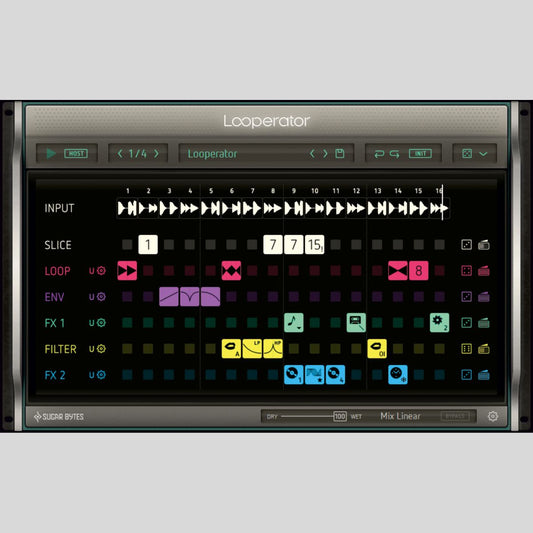 Sugar Bytes Looperator Loop Remix Effects Plug-in