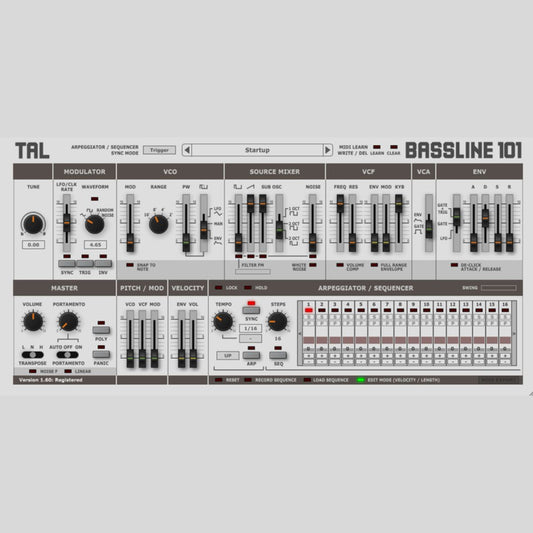 TAL SOFTWARE TAL BassLine-101 Audio Plug-in
