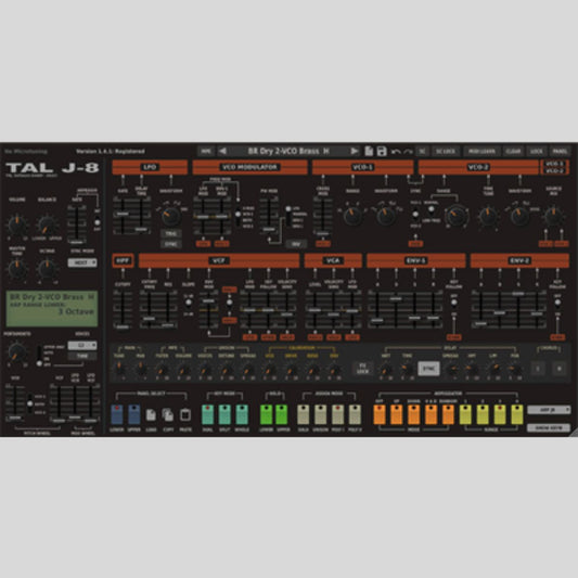 TAL SOFTWARE TAL J-8 Jupiter 8 Audio Plug-in