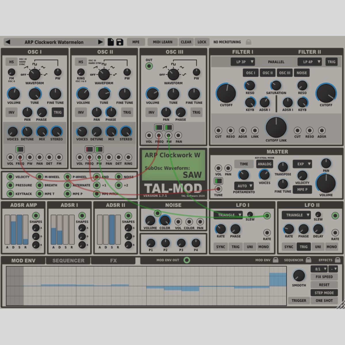 TAL SOFTWARE TAL Mod Synthesizer Virtual Instrument