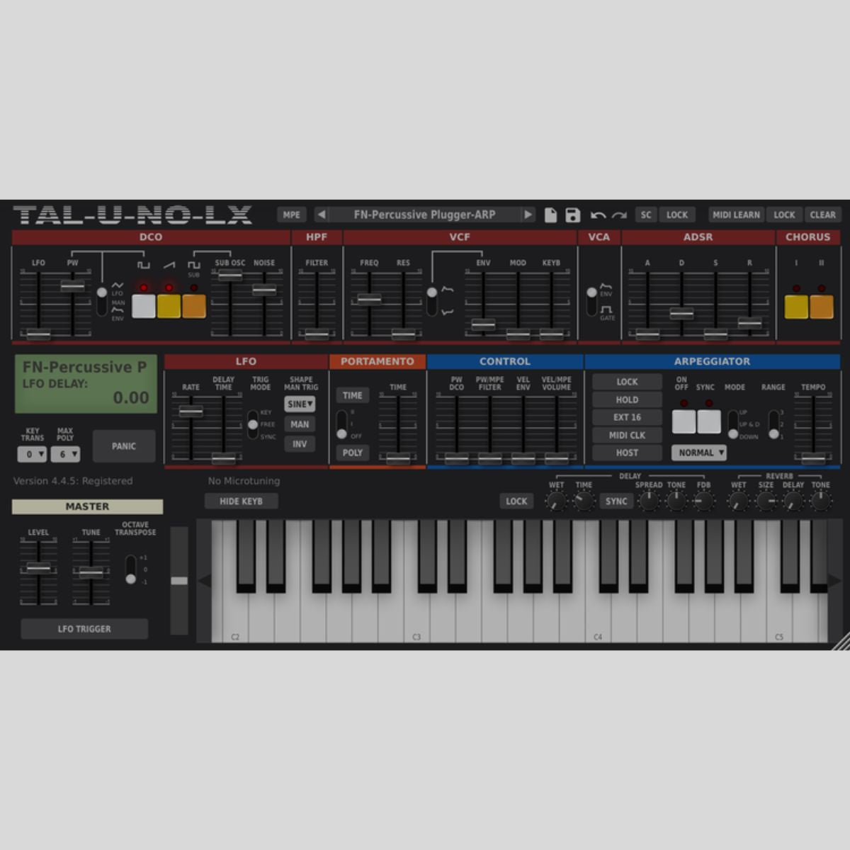 TAL SOFTWARE TAL U-No-LX Audio Plug-in