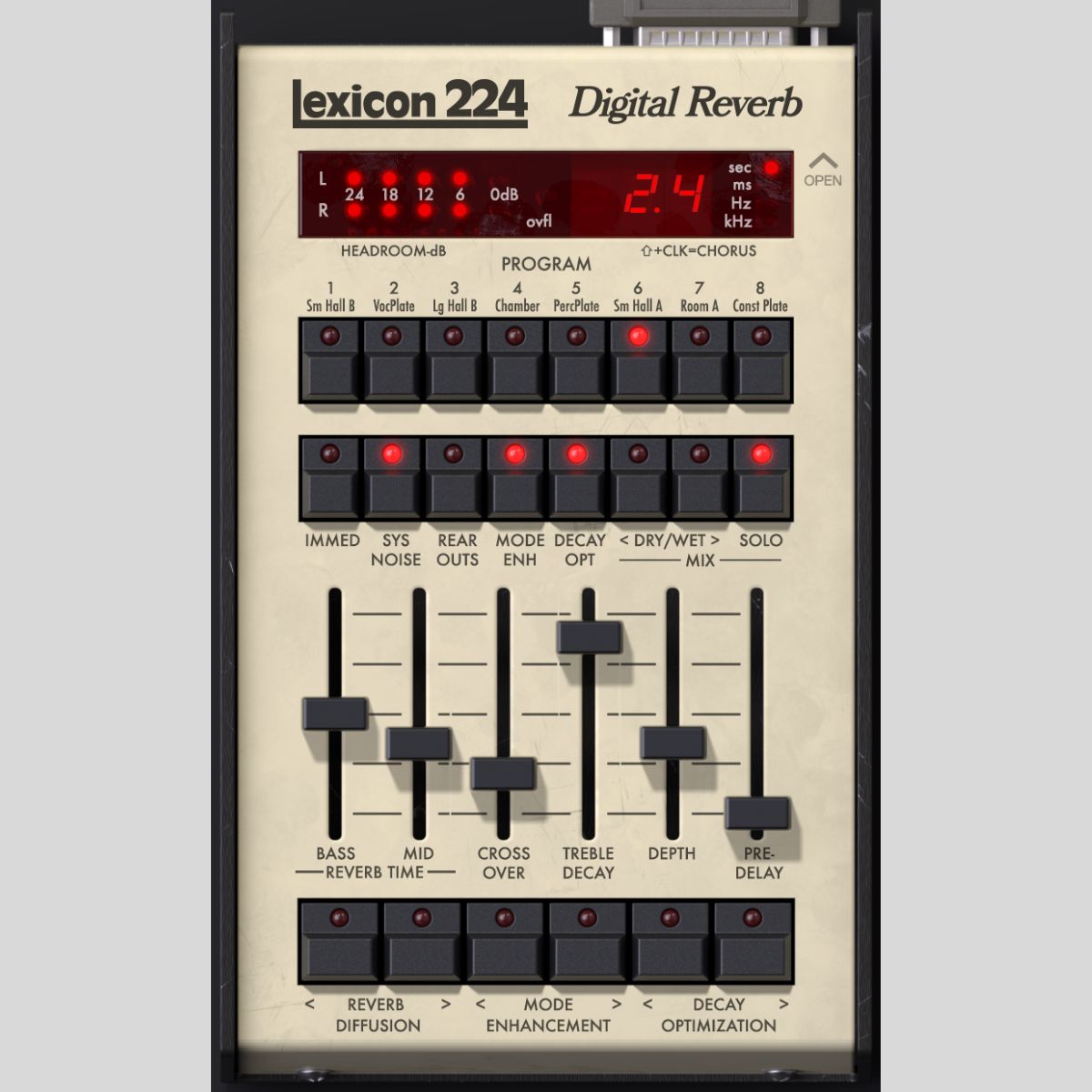Universal Audio Lexicon 224 Digital Reverb UAD Plug-in