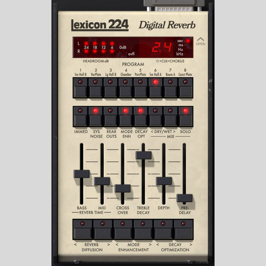 Universal Audio Lexicon 224 Digital Reverb UAD Plug-in