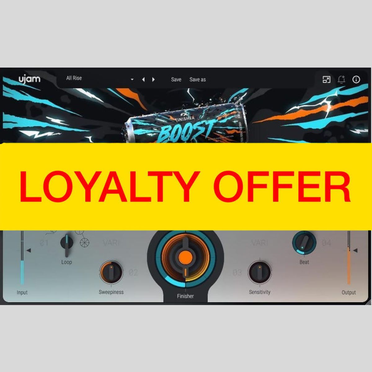 UJAM BOOST Loyalty Offer Audio Plug-in Audio Plug-in Audio Plug-in