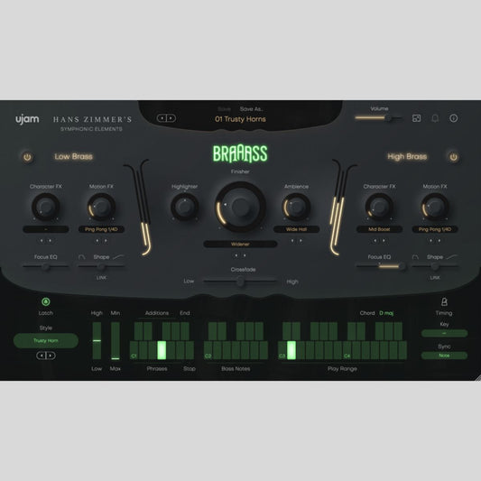 UJAM BRAAASS Audio Plug-in Audio Plug-in Audio Plug-in