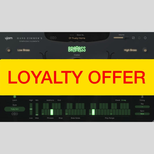 UJAM BRAAASS Loyalty Offer Audio Plug-in Audio Plug-in Audio Plug-in