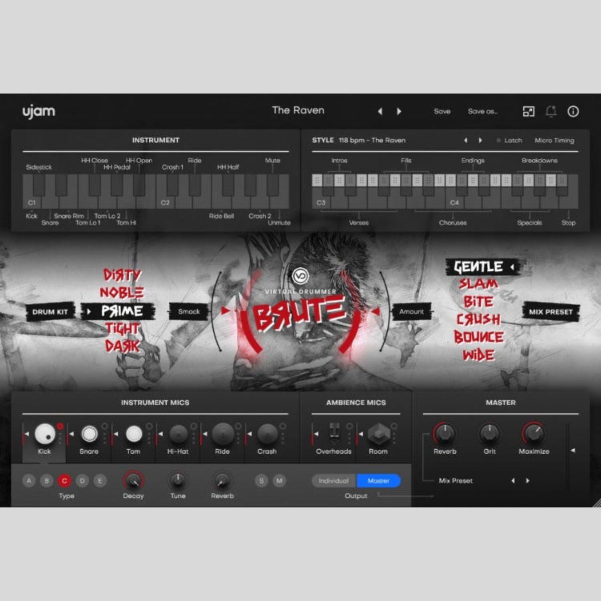 UJAM BRUTE Audio Plug-in Audio Plug-in Audio Plug-in