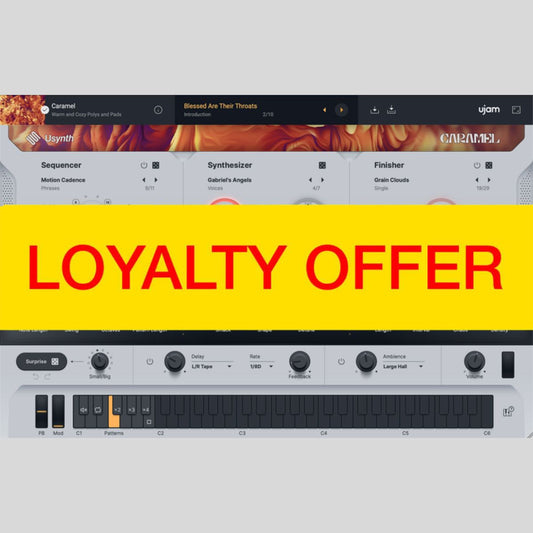 UJAM CARAMEL Loyalty Offer Audio Plug-in Audio Plug-in Audio Plug-in