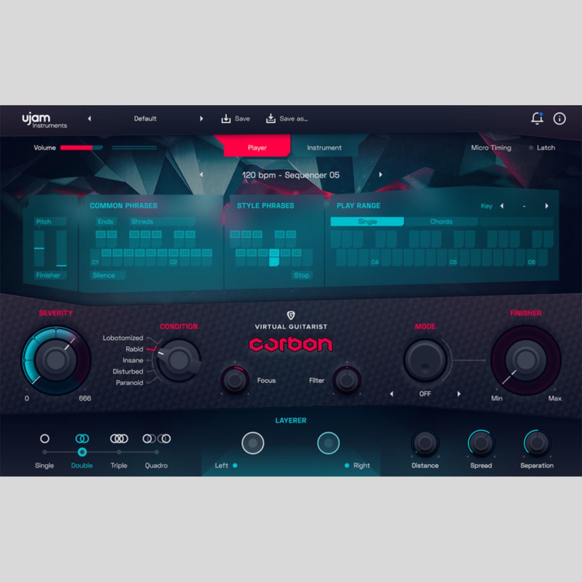 UJAM CARBON Audio Plug-in Audio Plug-in Audio Plug-in