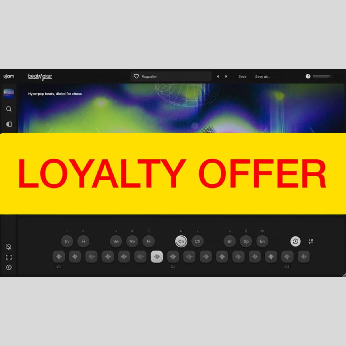 UJAM CHROMED Loyalty Offer Audio Plug-in Audio Plug-in Audio Plug-in