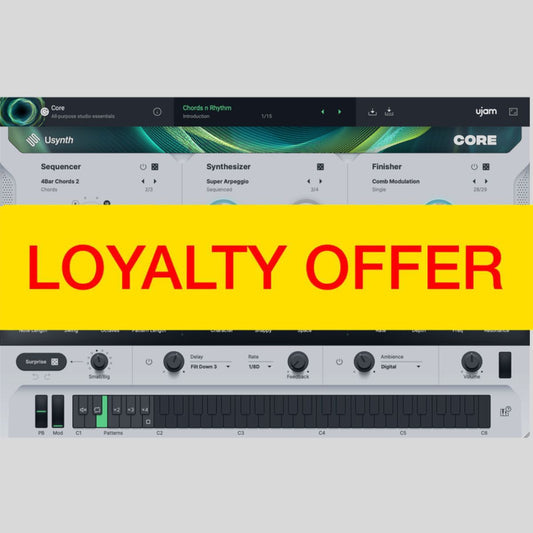 UJAM CORE Loyalty Offer Audio Plug-in Audio Plug-in Audio Plug-in