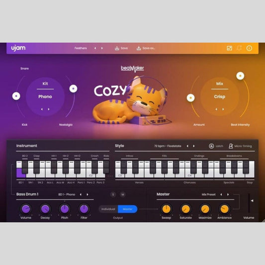 UJAM COZY Audio Plug-in Audio Plug-in Audio Plug-in