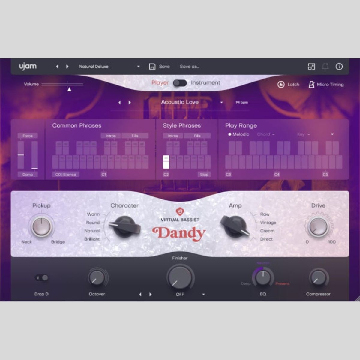 UJAM DANDY Audio Plug-in Audio Plug-in Audio Plug-in