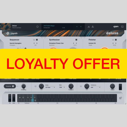 UJAM DELUXE Loyalty Offer Audio Plug-in Audio Plug-in Audio Plug-in