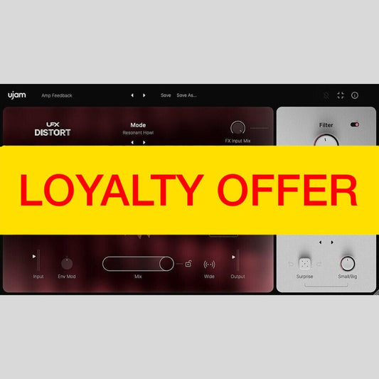 UJAM DISTORT Loyalty Offer Audio Plug-in Audio Plug-in Audio Plug-in