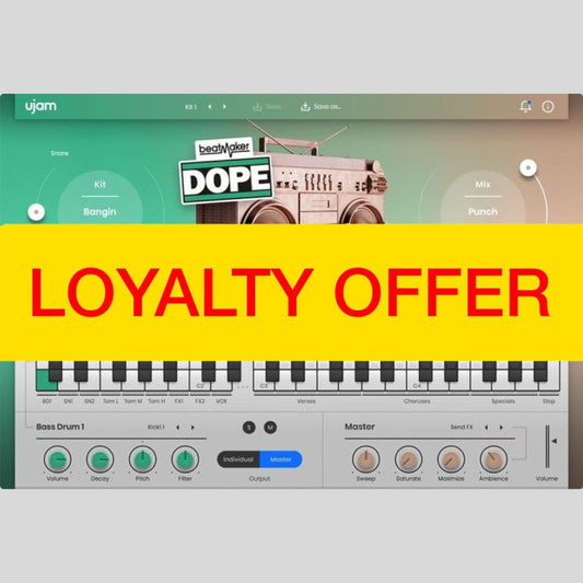 UJAM DOPE 2 Loyalty Offer Audio Plug-in Audio Plug-in Audio Plug-in