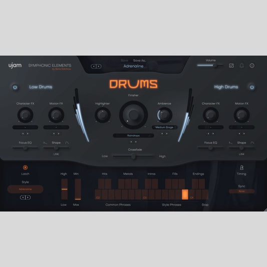 UJAM DRUMS Audio Plug-in Audio Plug-in Audio Plug-in