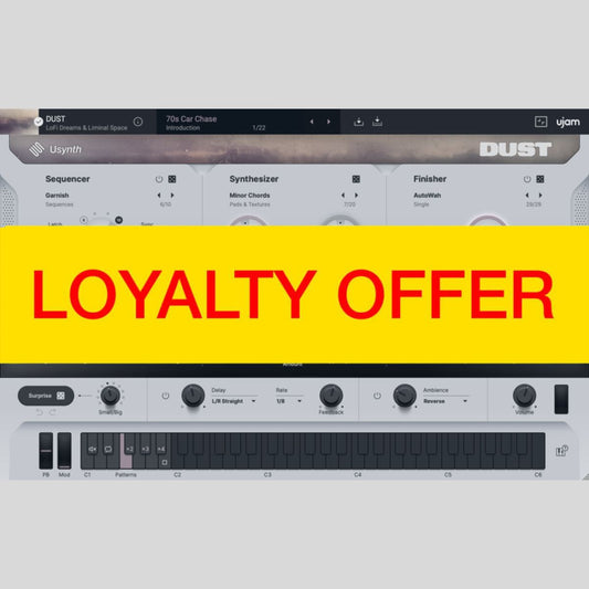 UJAM DUST Loyalty Offer Audio Plug-in Audio Plug-in Audio Plug-in