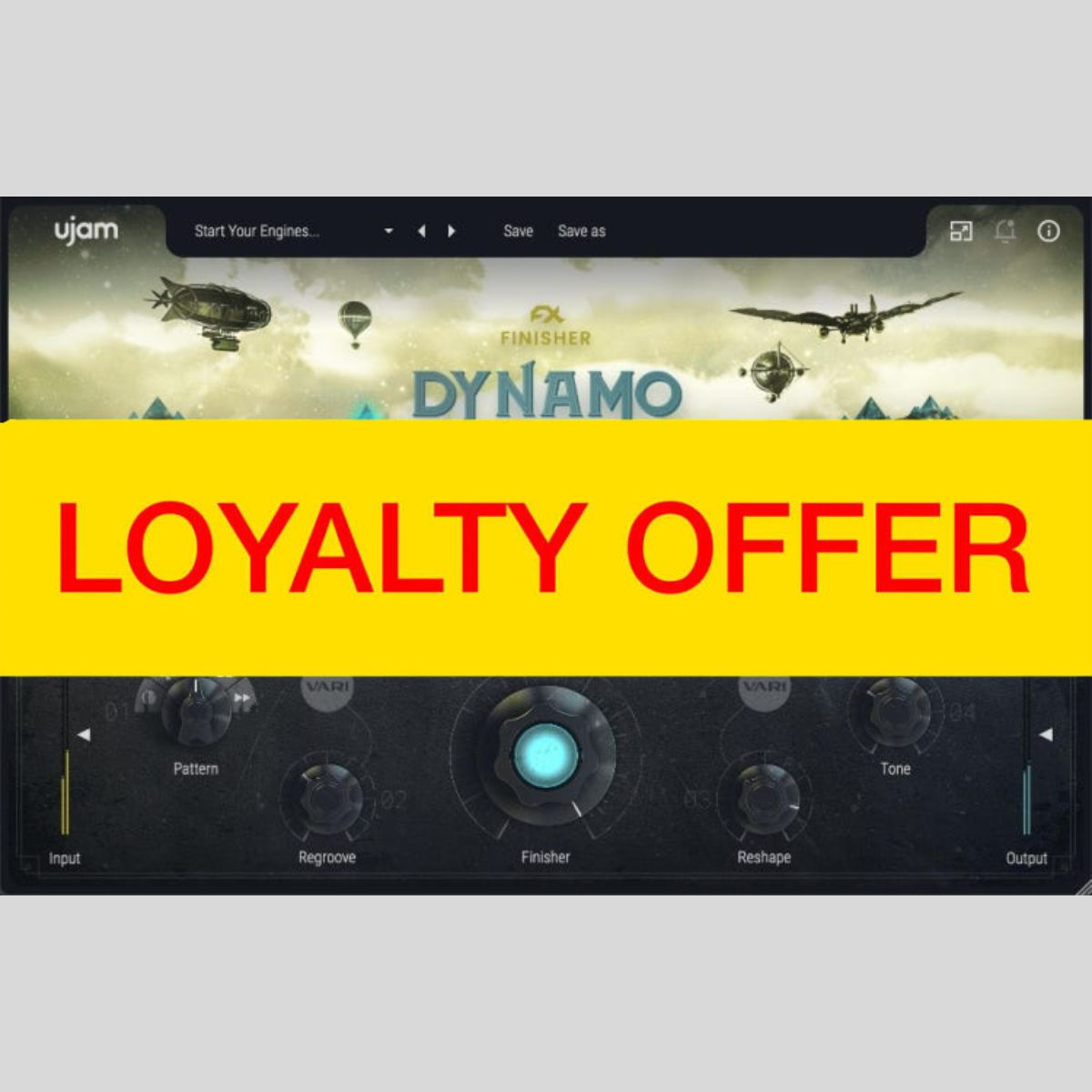 UJAM DYNAMO Loyalty Offer Audio Plug-in Audio Plug-in Audio Plug-in