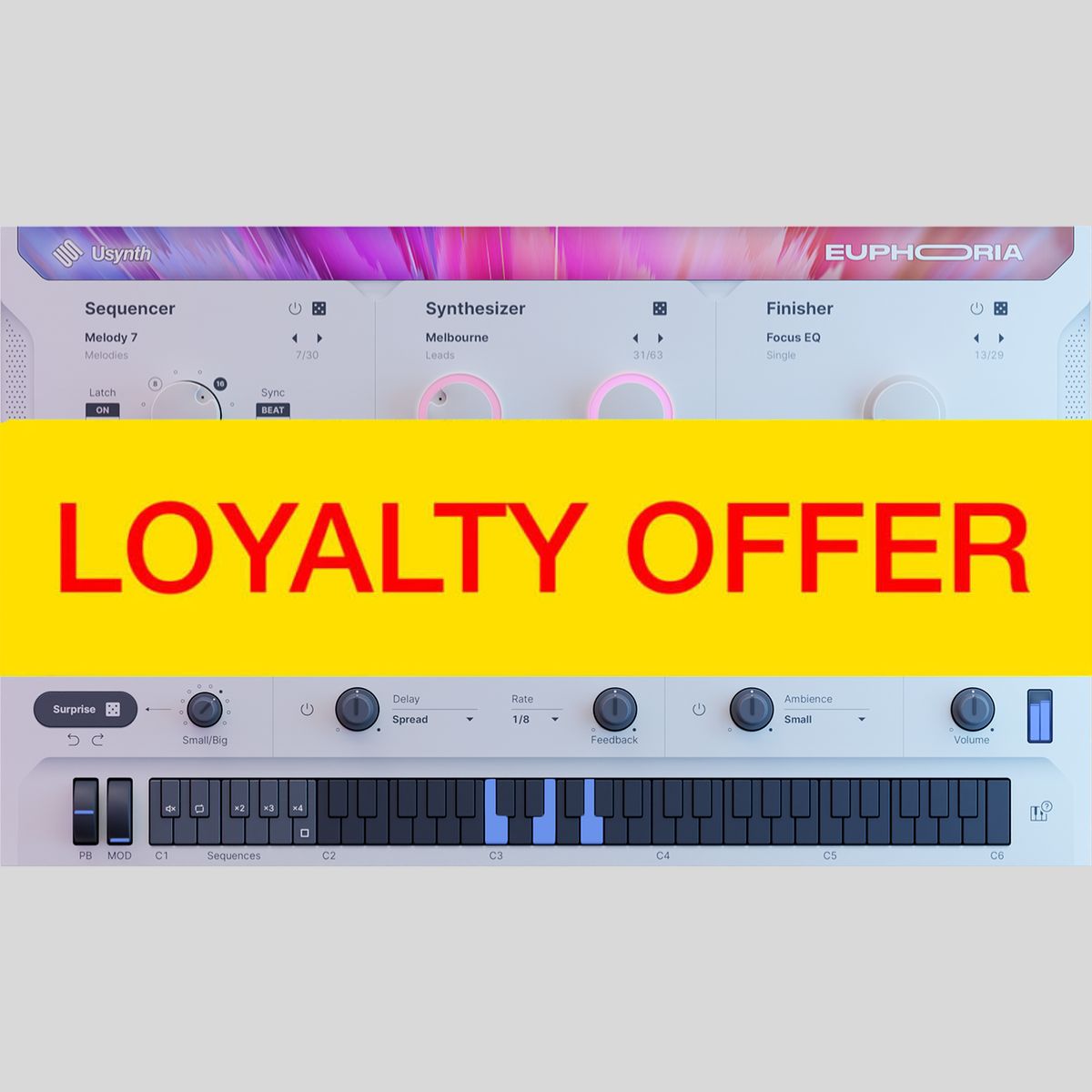 UJAM EUPHORIA Loyalty Offer Audio Plug-in Audio Plug-in Audio Plug-in