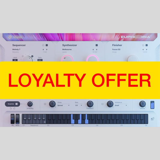 UJAM EUPHORIA Loyalty Offer Audio Plug-in Audio Plug-in Audio Plug-in