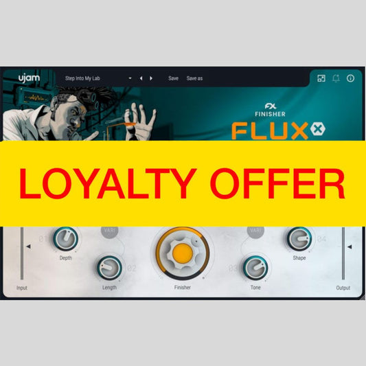 UJAM FLUXX Loyalty Offer Audio Plug-in Audio Plug-in Audio Plug-in