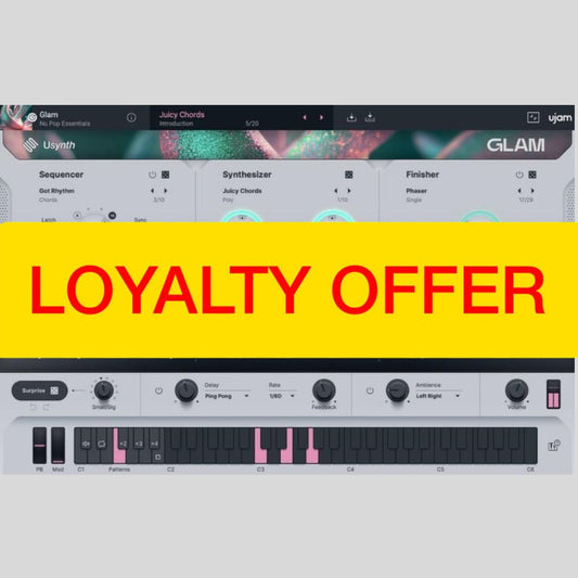UJAM GLAM Loyalty Offer Audio Plug-in Audio Plug-in Audio Plug-in